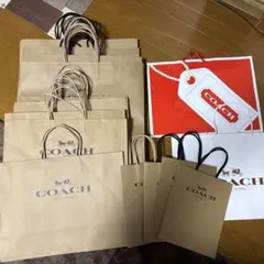 コーチ　袋色々　ショッパー保存袋　不織布　上着用カバー　ビニール袋