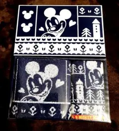 【新品未使用】 ミッキーマウス タオルセット ネイビー