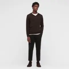 UNIQLO ユニクロ エクストラファインメリノ Vネックセーター（長袖）