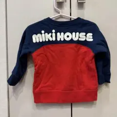 mikihouse ミキハウス ロゴトレーナー 80cm