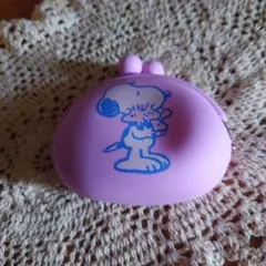 夏*)様 スヌーピー 　がま口シリコンコインケース　小物ポーチ