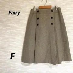 Fairy フレアスカート【F】ひざ丈 Aライン 日本製 オフィス 0471