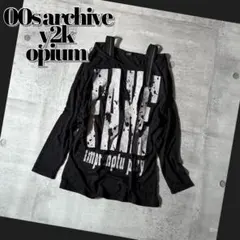 00s long sleeve tee zip gimmick y2k punk