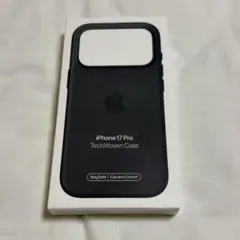 未使用Apple17Pro Max純正テックウーブンケース TechWoven MagSafe対応iPhone 17 Pro Maxテックウーブンケース - グリーン