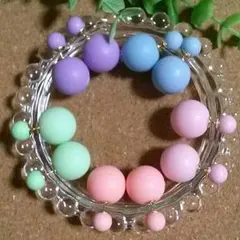 オーダーページ★マットパステルパールバックキャッチピアス♪