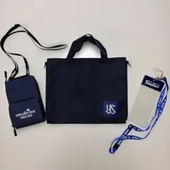 【美品】ヤクルトスワローズ★ネイビーバッグ・スマホケース・チケットホルダー 3点