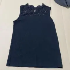 レディース　M ノースリーブ　ブラック
