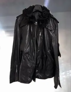 luster far bomber jacket black