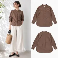 MARGARET HOWELL オーガニックコットン スウィングシャツ ピンク MARGARET HOWELL オーガニックコットン スウィングシャツ ピンク