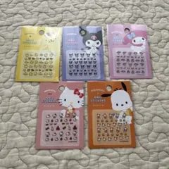 新品　セリア　サンリオネイルシール5点セット