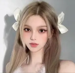 ヘアピン　リボン　コスプレ　ゴスロリ　ロリータ