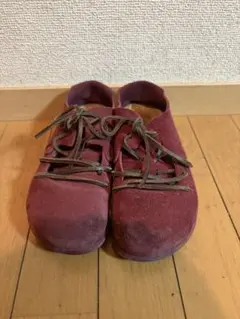 BIRKENSTOCK スエード レースアップシューズ ボルドーのサムネイル