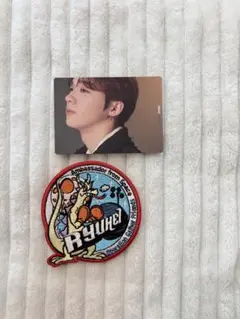 BE:FIRST RYUHEIのカードと刺繍パッチセット