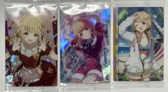 学園アイドルマスター　ウエハース2 藤田ことね　アイドルカード全3種
