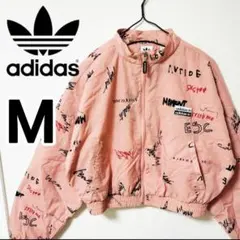 #adidas ピンク ブルゾン M