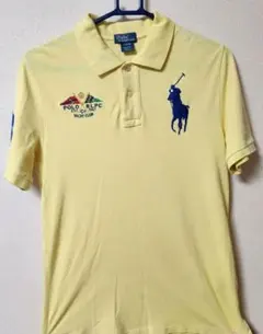 ヴィンテージPolo by Ralph Lauren イエローポロシャツ L