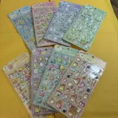 ダイヤモンドPOP　オバケーヌ　ボンボンドロップシール　8点セット