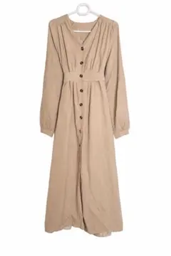 トレンチ風ワンピース