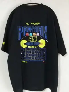 パックマン バックプリント 45周年 半袖 Tシャツ メンズ 3L