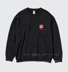 キース・ヘリング コカ・コーラ　スウェットシャツ　BLACK　L　UNIQLO