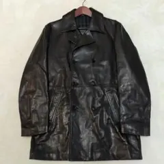 90s italy製 POLLINI シボ革 レザージャケット 90s italy製 POLLINI シボ革 レザージャケット