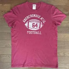 【正規品・レア品】アバクロ Tシャツ レッド