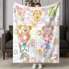 ダッフィーフレンズ　毛布　ブランケット　150❌200