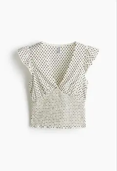 H&M テクスチャードジャージートップス Mのサムネイル