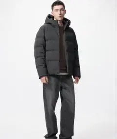 UNIQLO シームレスダウンパーカー ブラック