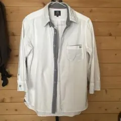 BEAMS HEART 七分袖シャツ ホワイト Sのサムネイル