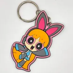 初音ミク パワーパフガールズ ラバーキーチェーン ブロッサム 中古