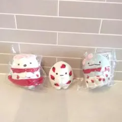 すみっコぐらし　てのりぬいぐるみ　サクマコラボ　しろくま　たぴおか　とかげ