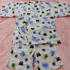 ダブルB 甚平 120サイズ 昆虫柄