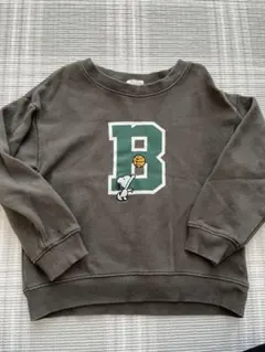 b.Room スヌーピー チャコールグレー トレーナー 110センチ