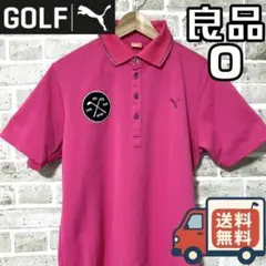 【早い者勝ち✨】プーマゴルフ メンズ 半袖 ポロシャツ Oサイズ ピンク系