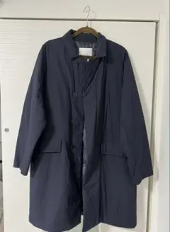 グリーンレーベル ステンカラー コート -撥水- ネイビー S
