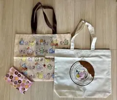 ポケモン トートバッグとナイロンバッグ、ポーチセット(ミスドコラボ)