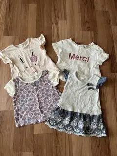 女の子　半袖　80cm まとめ売り　プティマイン　conoco アカチャンポンポ