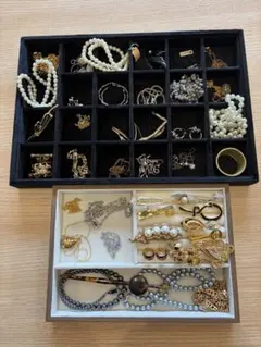 【断捨離】レディースアクセサリーセット ネックレス ブローチ イヤリング