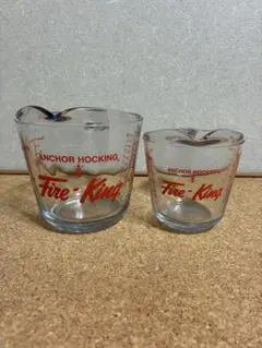未使用　ファイヤーキング メジャーカップ250ml・ 500mlセットのサムネイル