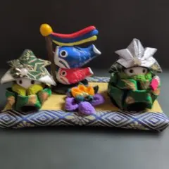 つまみ細工 五月人形 端午の節句 　　鯉のぼり 畳⑤