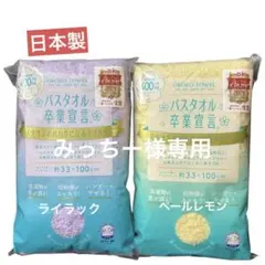 みっちー 様専用★バスタオル卒業宣言　2枚セット　おぼろタオル/ミニバスタオル