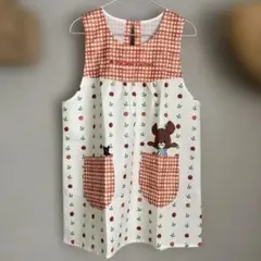 くまのがっこう　ジャッキー　保育士エプロン