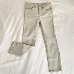 ｟超美品｠オシャレ 春夏 H&Mライトグレー スキニーパンツ 110cm
