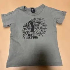 RAD CUSTOM スカルプリント Tシャツ グレーのサムネイル