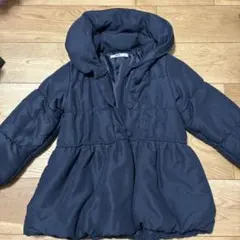 MPS フード付き中綿コート 120サイズ ネイビー