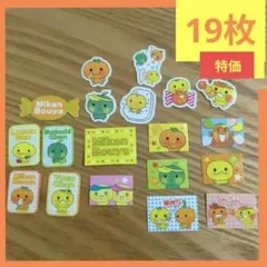 みかんぼうや　シールビッツ　ステッカー 19枚　サンエックス　バラ売り不可