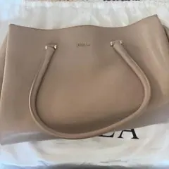FURLA フルラ トートバッグ グレー ベージュ 保存袋付き A4収納可のサムネイル
