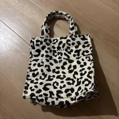 LOWRYSFARM バッグ ヒョウ柄 トートバッグ 手持ちバッグ