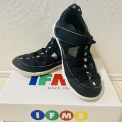 IFME ブラック サンダル 17.5cm 水陸両用！